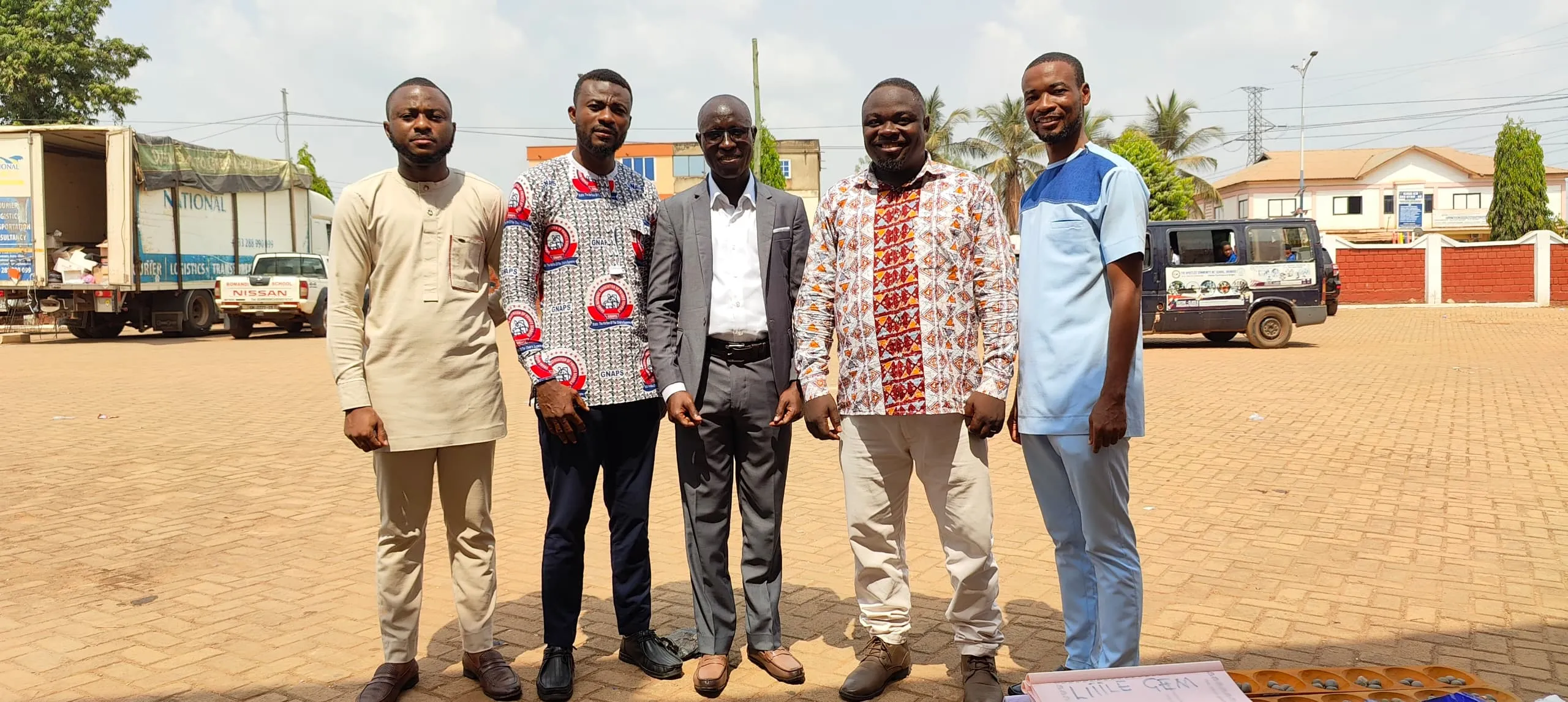 The KS Consult team with the GNAPS National President (centre) at the 2025 GNAPS theme launch